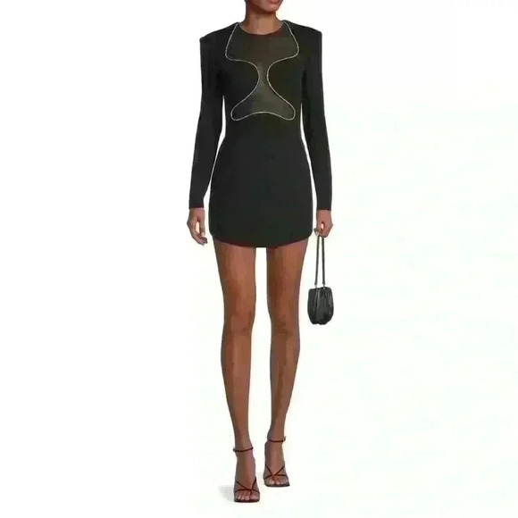The Misha Hestia Mini Dress in Black Size Medium - Picture 15 of 16